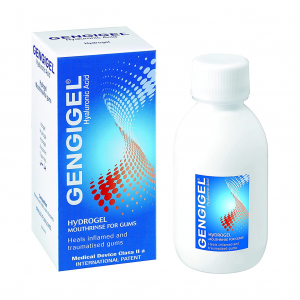 GENGIGEL HYDROGEL MOUTHRINSE FOR GUMS ( HYALURONIC ACID ) FOR INFLAMED & TRAUMATISED GUMS 150 ML